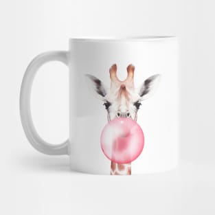 Funny Bubblegum Giraffe Mug